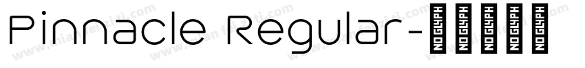 Pinnacle Regular字体转换